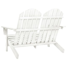 Acquista Sedia da Giardino Adirondack a 2 Posti in Legno di Abete Bianca con riferimento GHV-315899 della ditta 