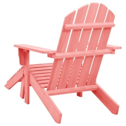 Acquista Sedia Giardino Adirondack con Ottomana Massello di Abete Rosa con riferimento GHV-315867 della ditta 