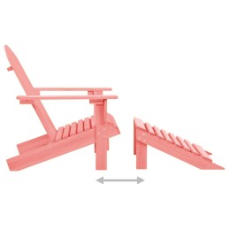 Acquista Sedia Giardino Adirondack con Ottomana Massello di Abete Rosa con riferimento GHV-315867 della ditta 
