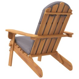 Acquista Sedia Adirondack da Giardino con Cuscini Legno Massello Acacia con riferimento GHV-360032 della ditta 