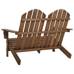 Acquista Sedia da Giardino Adirondack a 2 Posti Legno di Abete Marrone con riferimento GHV-315901 della ditta 
