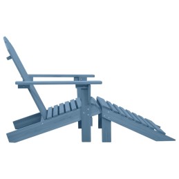 Acquista Sedia Giardino Adirondack con Ottomana Massello di Abete Blu con riferimento GHV-315865 della ditta 