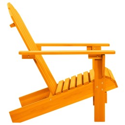 Acquista Sedia Giardino Adirondack in Legno Massello di Abete Arancione con riferimento GHV-315878 della ditta 
