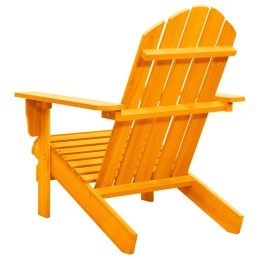 Acquista Sedia Giardino Adirondack in Legno Massello di Abete Arancione con riferimento GHV-315878 della ditta 