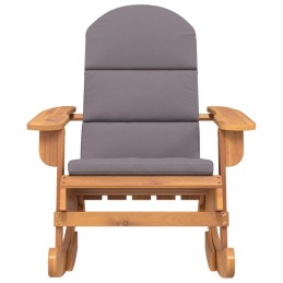 Acquista Sedia a Dondolo Adirondack con Cuscini Legno Massello di Acacia con riferimento GHV-360037 della ditta 