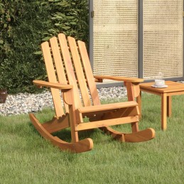Acquista Sedia a Dondolo Adirondack in Legno Massello di Acacia con riferimento GHV-360035 della ditta 