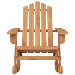 Acquista Sedia a Dondolo Adirondack in Legno Massello di Acacia con riferimento GHV-360035 della ditta 