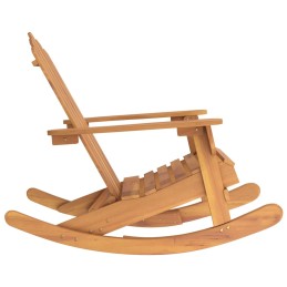 Acquista Sedia a Dondolo Adirondack in Legno Massello di Acacia con riferimento GHV-360035 della ditta 