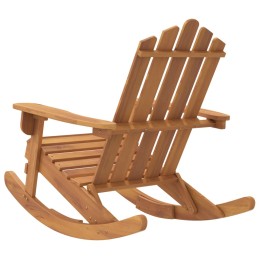 Acquista Sedia a Dondolo Adirondack in Legno Massello di Acacia con riferimento GHV-360035 della ditta 