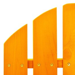Acquista Sedia a Dondolo Giardino Adirondack in Legno di Abete Arancione con riferimento GHV-315888 della ditta 