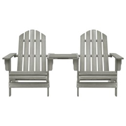 Acquista Sedie da Giardino Adirondack con Tavolino in Legno Abete Grigio con riferimento GHV-310068 della ditta 