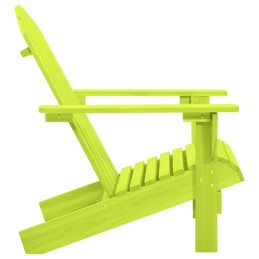 Acquista Sedia Giardino Adirondack in Legno Massello di Abete Verde con riferimento GHV-315876 della ditta 