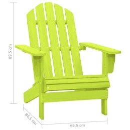 Acquista Sedia Giardino Adirondack in Legno Massello di Abete Verde con riferimento GHV-315876 della ditta 