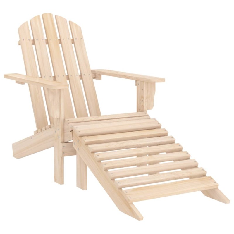 Acquista Sedia Giardino Adirondack con Ottomana Massello di Abete con riferimento GHV-315862 della ditta 