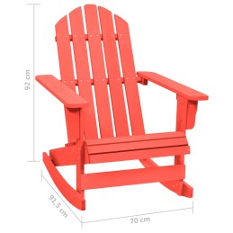 Acquista Sedia Giardino Adirondack in Legno Massello di Abete Rossa con riferimento GHV-315883 della ditta 