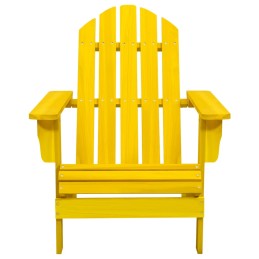 Acquista Sedia Giardino Adirondack in Legno Massello di Abete Gialla con riferimento GHV-315874 della ditta 
