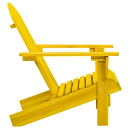 Acquista Sedia Giardino Adirondack in Legno Massello di Abete Gialla con riferimento GHV-315874 della ditta 