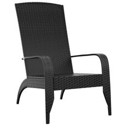 Acquista Sedia Adirondack da Giardino Nera in Polyrattan con riferimento GHV-319694 della ditta 
