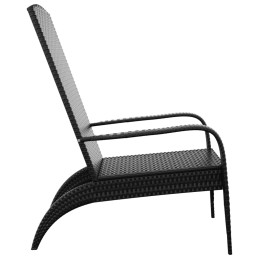 Acquista Sedia Adirondack da Giardino Nera in Polyrattan con riferimento GHV-319694 della ditta 