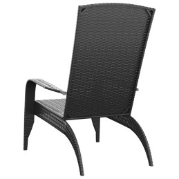 Acquista Sedia Adirondack da Giardino Nera in Polyrattan con riferimento GHV-319694 della ditta 
