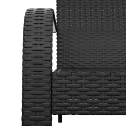 Acquista Sedia Adirondack da Giardino Nera in Polyrattan con riferimento GHV-319694 della ditta 