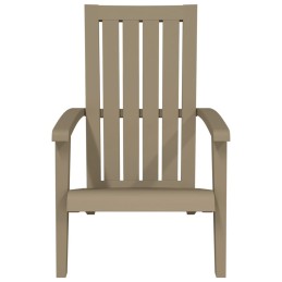 Acquista Sedie Adirondack da Giardino 2 pz Polipropilene Marrone Chiaro con riferimento GHV-364168 della ditta 