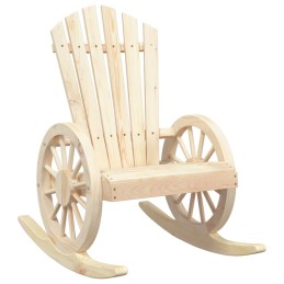 Acquista Sedie a Dondolo Adirondack 2 pz in Legno Massello di Abete con riferimento GHV-3207119 della ditta 