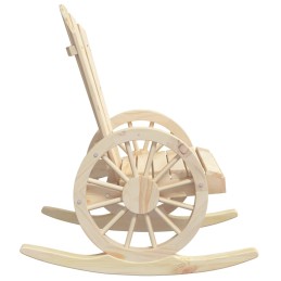 Acquista Sedie a Dondolo Adirondack 2 pz in Legno Massello di Abete con riferimento GHV-3207119 della ditta 