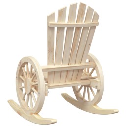Acquista Sedie a Dondolo Adirondack 2 pz in Legno Massello di Abete con riferimento GHV-3207119 della ditta 