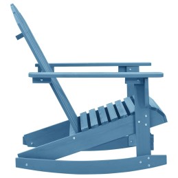 Acquista Sedia a Dondolo Adirondack in Legno Massello di Abete Blu con riferimento GHV-315885 della ditta 