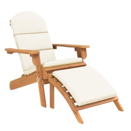 Acquista Sedia Adirondack Giardino con Poggiapiedi Legno Massello Acacia con riferimento GHV-360033 della ditta 