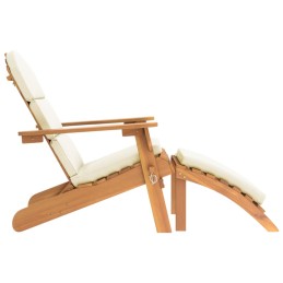 Acquista Sedia Adirondack Giardino con Poggiapiedi Legno Massello Acacia con riferimento GHV-360033 della ditta 