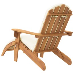 Acquista Sedia Adirondack Giardino con Poggiapiedi Legno Massello Acacia con riferimento GHV-360033 della ditta 