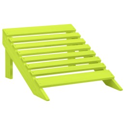 Acquista Sedia Giardino Adirondack con Ottomana Massello di Abete Verde con riferimento GHV-315866 della ditta 