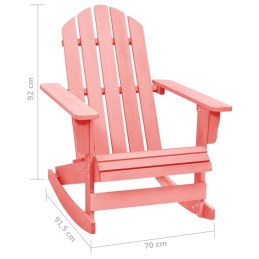 Acquista Sedia a Dondolo Giardino Adirondack in Legno di Abete Rosa con riferimento GHV-315887 della ditta 