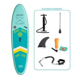 Acquista komiprotect KP Tavola SUP 15 cm di spessore320x80x15 gonfiabile VERDE con riferimento K047 della ditta KOMIPROTECT