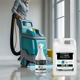 Acquista Komiprotect WD20 LAVOMOOD 5000 ml Detergente per macchine Lavapavimenti per qualsiasi superficie grazie al suo pH neutro - Arom con riferimento K048 della ditta KOMIPROTECT