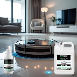 Acquista Komiprotect WD10 ROBOMOOD 5000 ml Detergente per Robot Lavapavimenti per qualsiasi superficie grazie al suo pH neutro - Aroma E con riferimento K049 della ditta KOMIPROTECT