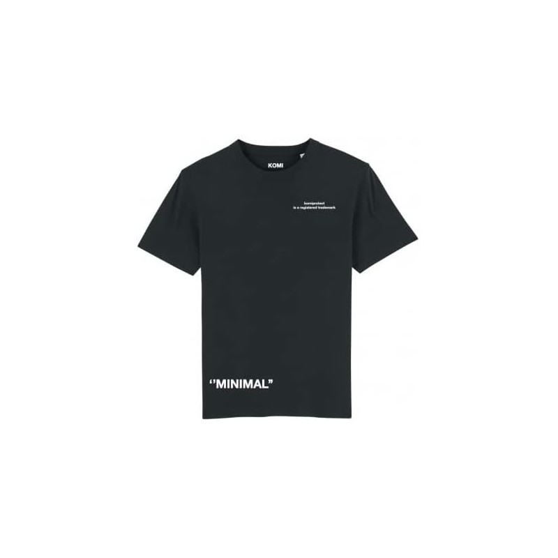 Acquista komiprotect T-Shirt Minimal BLACK Stile Streetwear con riferimento K050 della ditta 