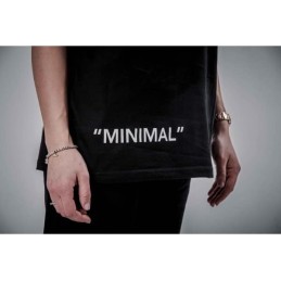 Acquista komiprotect T-Shirt Minimal BLACK Stile Streetwear con riferimento K050 della ditta 