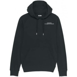 Acquista komiprotect Felpa Minimal Black con Cappuccio Stile Streetwear con riferimento K060 della ditta 