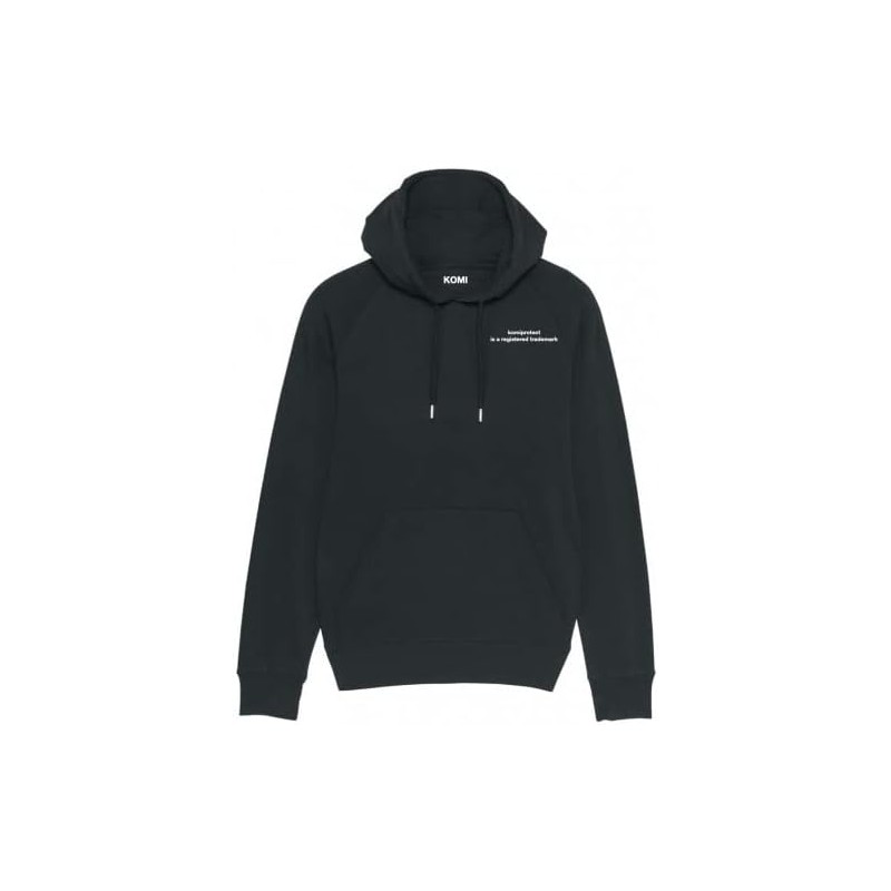 Acquista komiprotect Felpa Minimal Black con Cappuccio Stile Streetwear con riferimento K060 della ditta 
