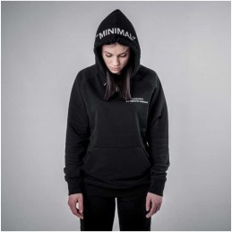 Acquista komiprotect Felpa Minimal Black con Cappuccio Stile Streetwear con riferimento K060 della ditta 