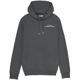 Acquista komiprotect Felpa Minimal GREY con Cappuccio Stile Streetwear con riferimento K065 della ditta 