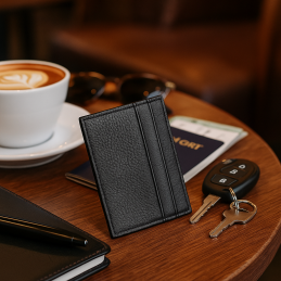 Acquista Komiprotect KIRO portafoglio slim con Blocco RFID per carte di credito 4 tasche Piccolo Sottile Elegante | Portacarte Uomo e Do con riferimento K126 della ditta KOMIPROTECT