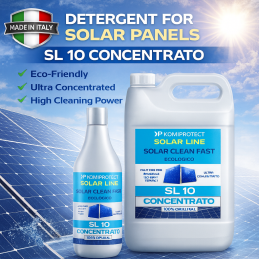 Acquista SL10 Solar clean fast 5000 ml Detergente per Pannelli solari con riferimento K660 della ditta KOMIPROTECT