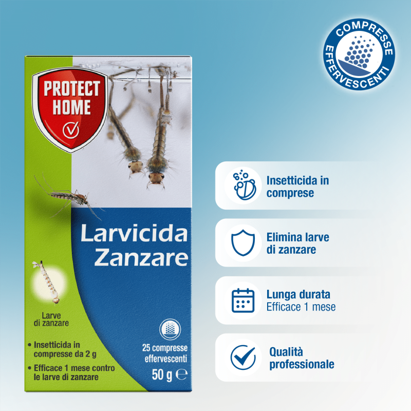 Acquista Larvicida Zanzare Protect Garden con riferimento 86601911 della ditta SBM life science