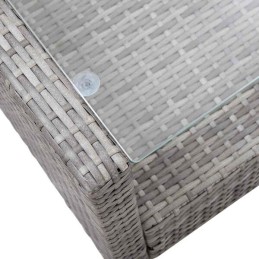 Acquista Set Divani da Giardino 6 pz con Cuscini Polyrattan Grigio Scuro con riferimento GHV-46150 della ditta GARDENHOME