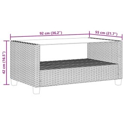 Acquista Set Divani da Giardino 6 pz con Cuscini Polyrattan Grigio Scuro con riferimento GHV-46150 della ditta GARDENHOME