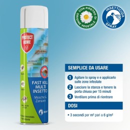 Acquista Fast Kill spray Mosche e Zanzare e Acari 500 ml con riferimento 86601124 della ditta SBM life science
